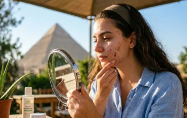 طريقة التخلص من حب الشباب 