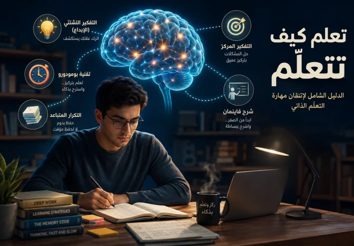 هندسة التعلم: كيف تعيد برمجة عقلك للتفوق والمعرفة المستدامة؟