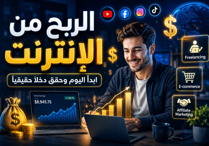أفضل طرق الربح من الإنترنت للمبتدئين 2026: دليل شامل لتحقيق دخل مستدام.