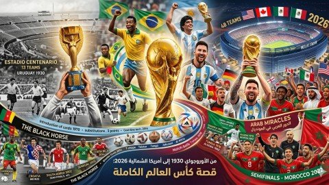 تاريخ كأس العالم بالكامل
